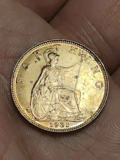 2026年第三十八场(总第二百零七场）外国好品散币场(免佣金) - 原光好品–英国🇬🇧1931年1法新(乔治五世第三版)