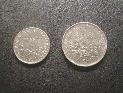 荟藏特别场次第十三期——“社长的硬币堆 精品场次” - 法国1+5法郎