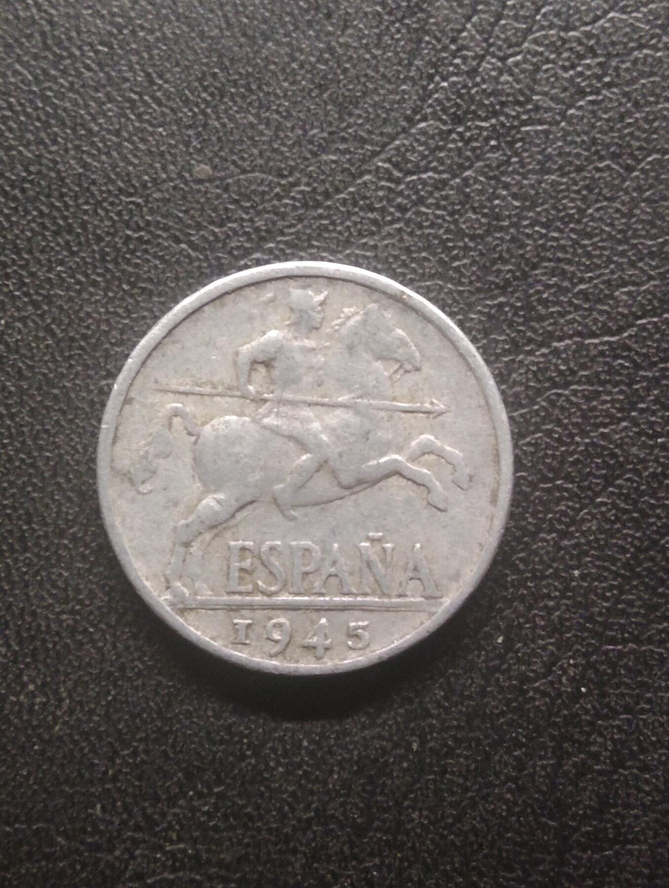 荟藏特别场次第十三期——“社长的硬币堆 精品场次” 西班牙1945年10分 少见早期佛朗哥铝币