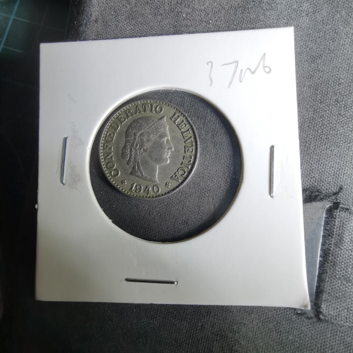 沼泽如烟--第1037场 瑞士1940年10生丁