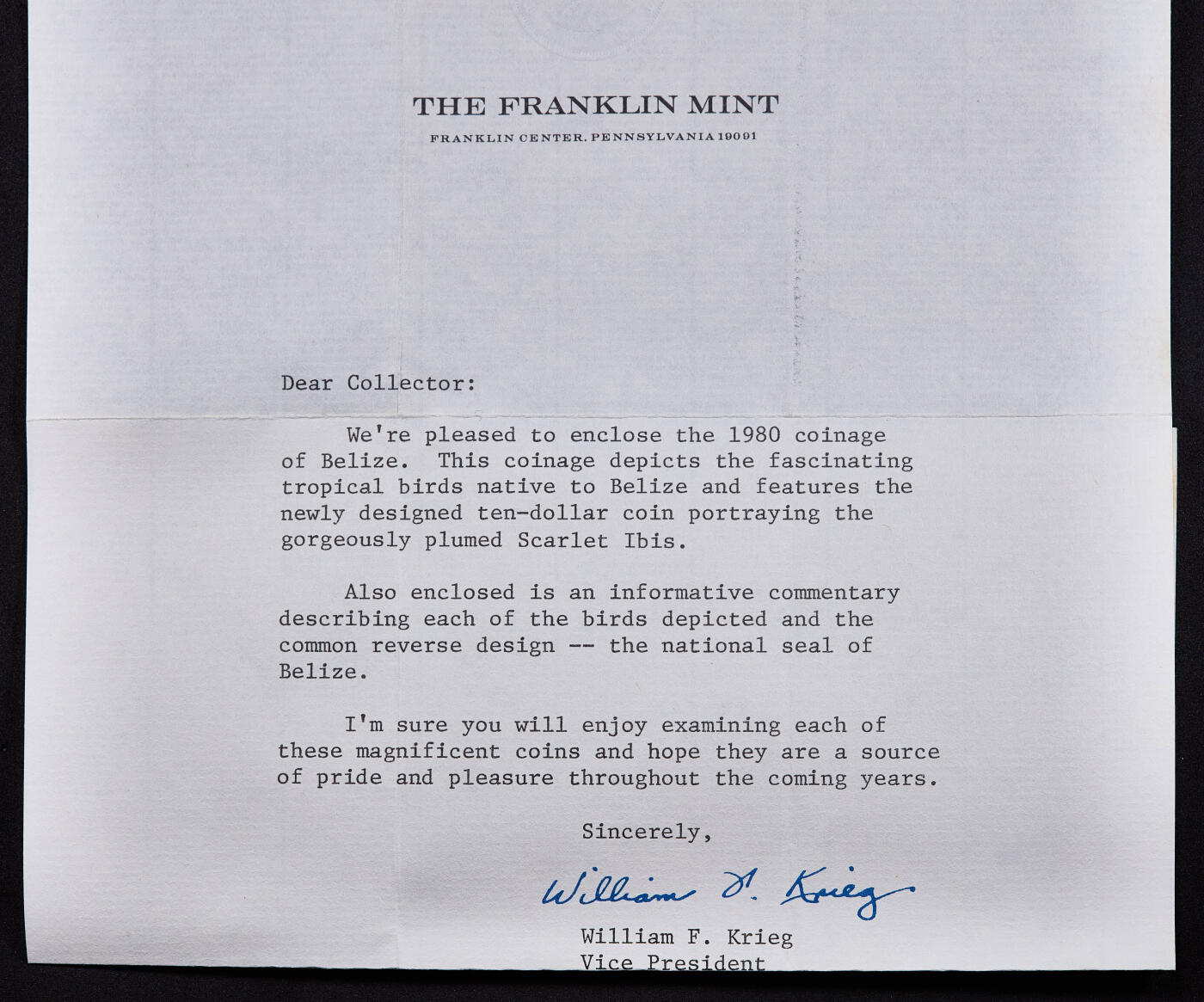 【俄甄集藏】2026年(050)04-01星期三 晚 19:30 全场包邮 伯利兹1980年1分-10元野生鸟类精制纯银硬币8枚全套，原盒证，富兰克林造币厂出品，总重98.49克，925银，发行量1826套，设计精美，保存完好难得