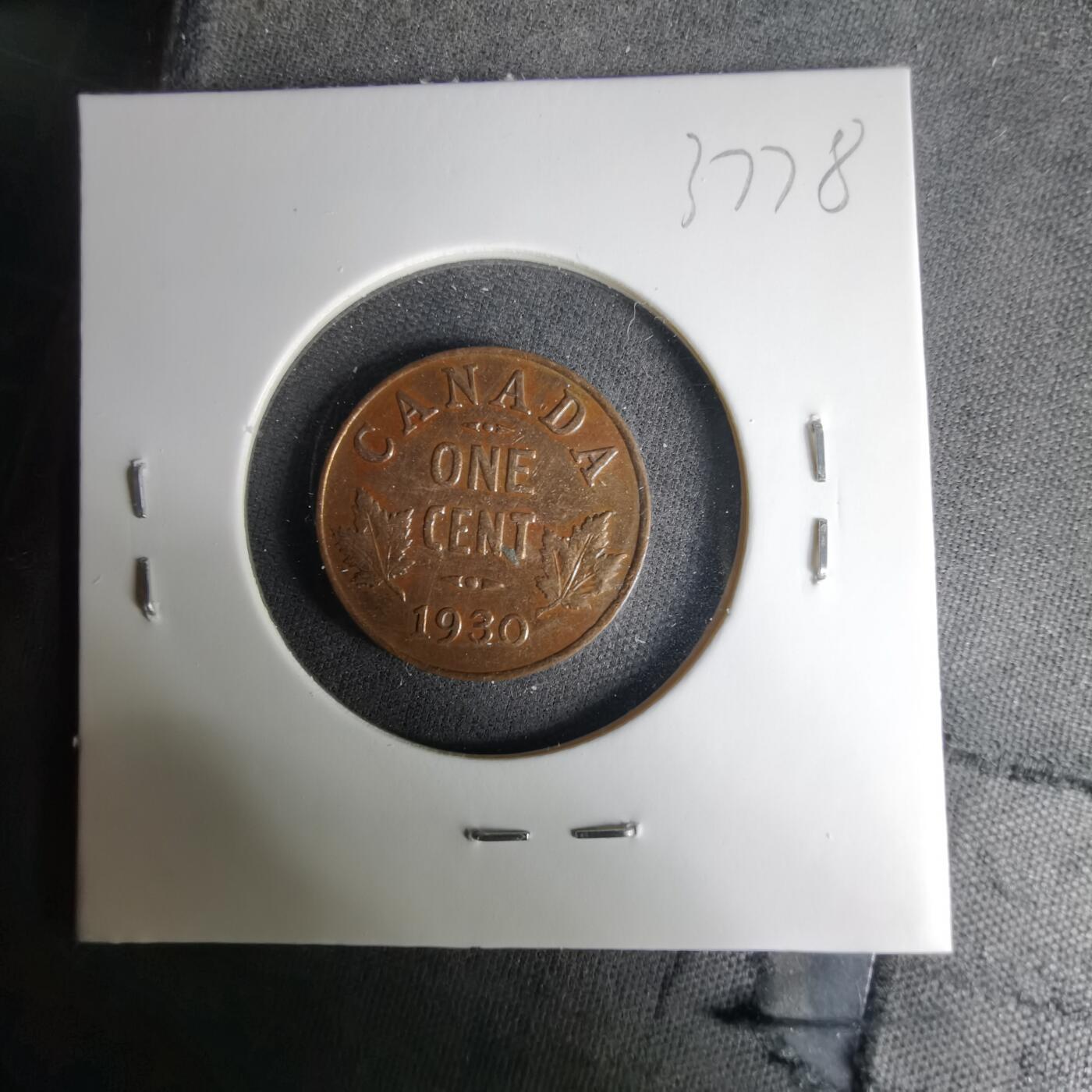 沼泽如烟--第1037场 加拿大1930年一分