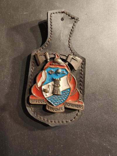 老王徽章第190期 - 法国勒卡特消防员证章
