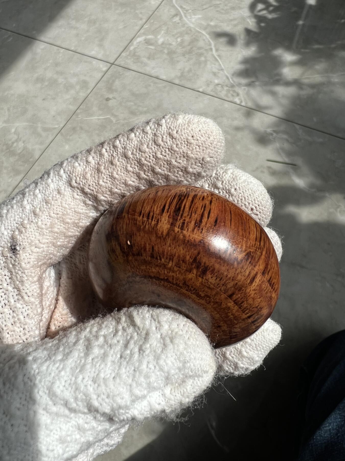 零元拍：海南黄花梨超大面包圈：53/33MM