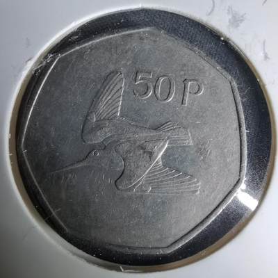 沼泽如烟--第1037场 - 爱尔兰1978年50便士