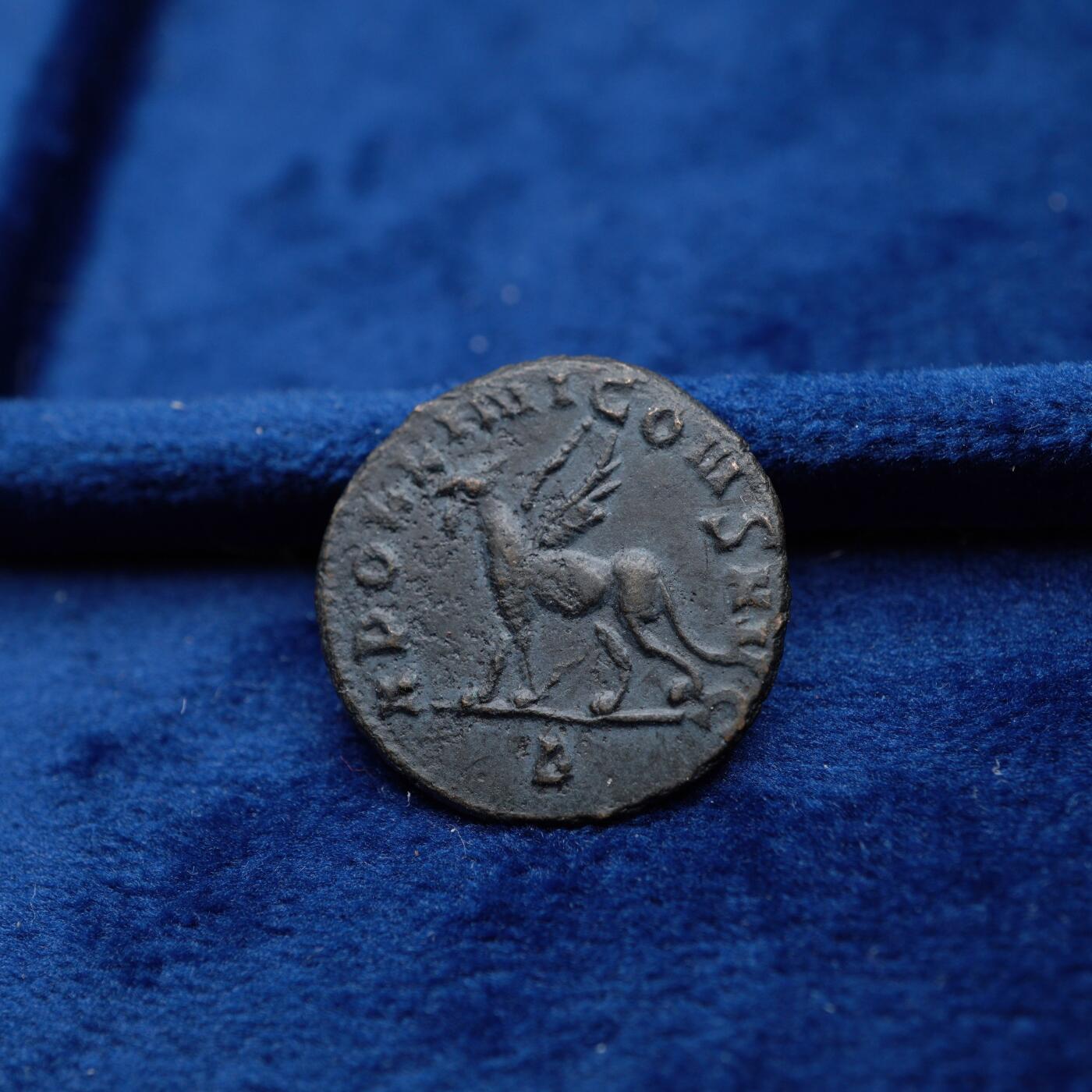 琋语集藏2026年04月欧洲古典打制币拍卖 古罗马帝国加里恩努斯-狮鹫铜币