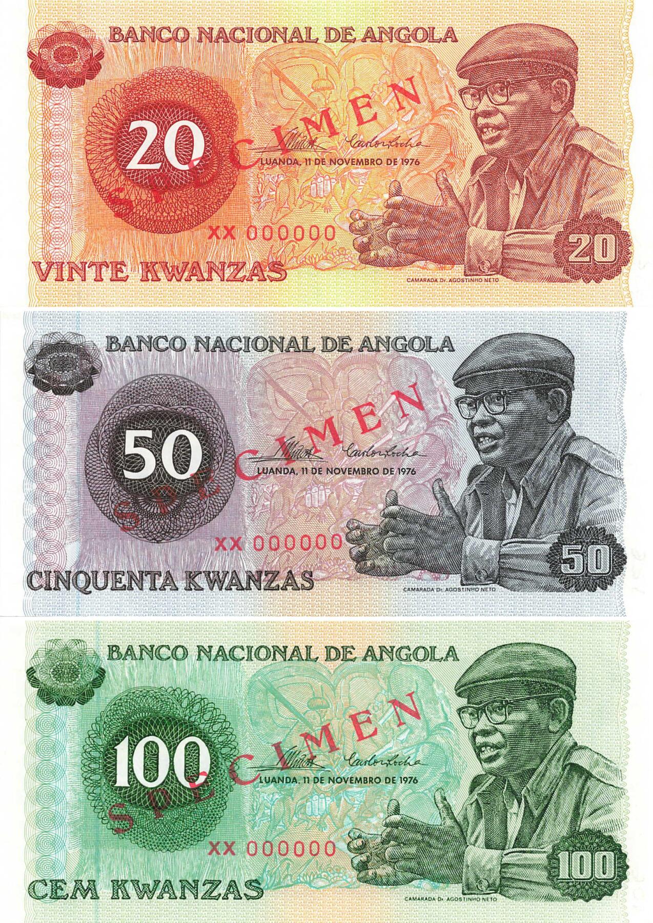 小福收藏拍卖第203期 裸钞场 本期有多张豹子号靓号 仅发行1000枚亚克力砖封蒙古20000图格里克帝国800周年纪念钞 瑞士200法郎 百慕大样钞洋葱冠全套 巴林首版大全套 卡塔尔四张套 越南 保加利亚 马其顿等多国精美纸币 安哥拉 1976年 20 50 100宽扎 样钞 少见 1组3张 unc