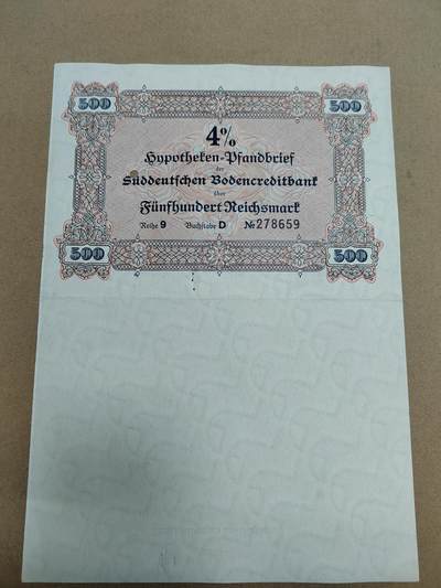 PCAI钱币  28-790 钱币证章邮票小专场 - 德国早期二战之前的公债或股票