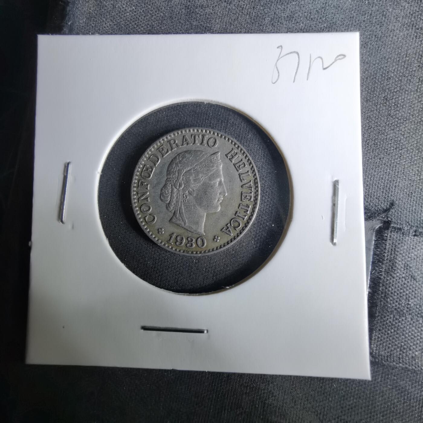 沼泽如烟--第1037场 瑞士1930年10生丁