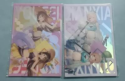 小林卡牌 不寄存 - 明信片透卡套装×2