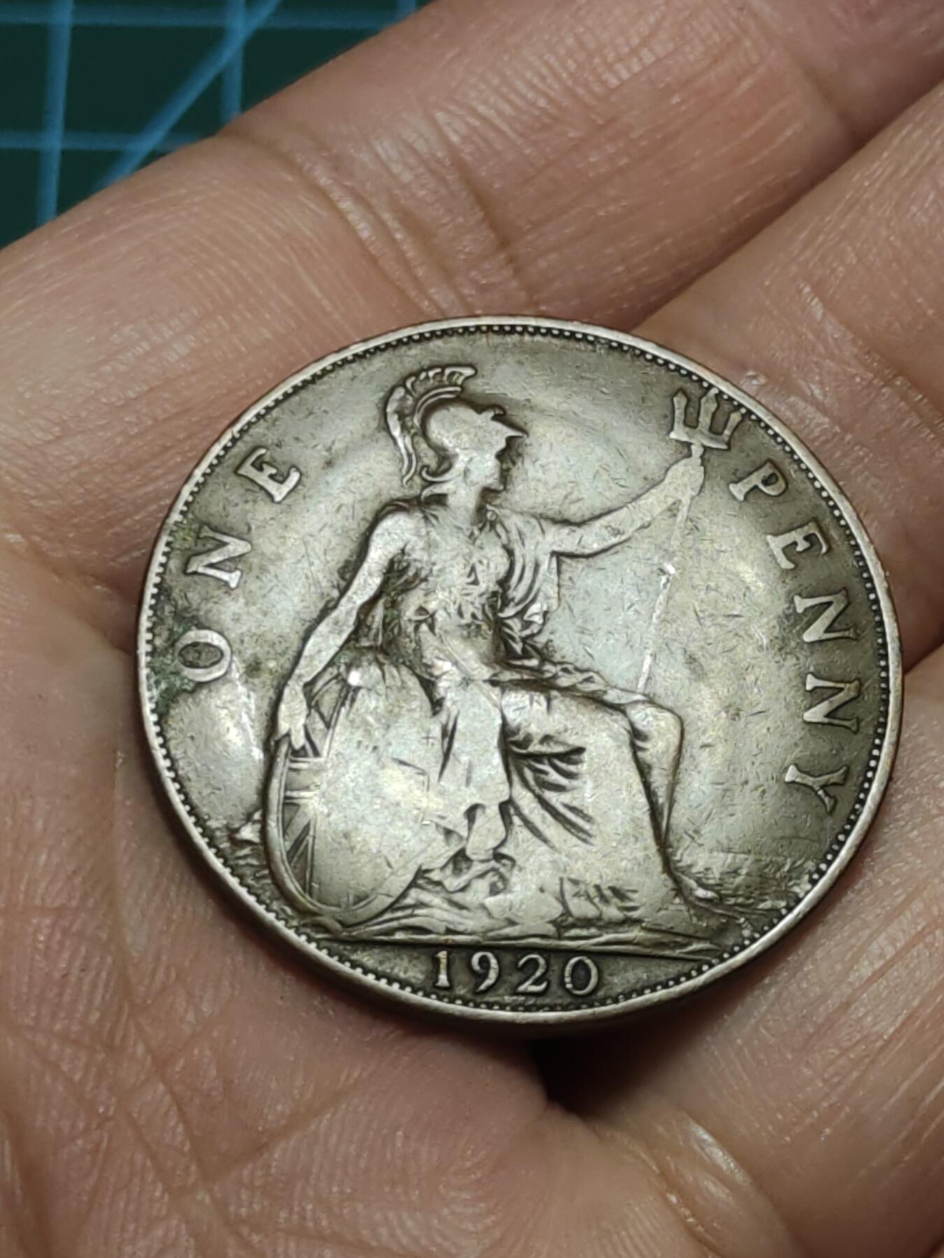 2026年第三十八场(总第二百零七场）外国好品散币场(免佣金) 英国🇬🇧1920年1便士(乔治五世第一版)