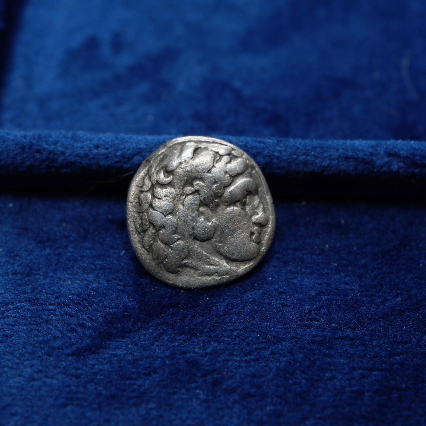 琋语集藏2026年04月欧洲古典打制币拍卖 古希腊马其顿王国-大力神赫拉克勒斯1德银币