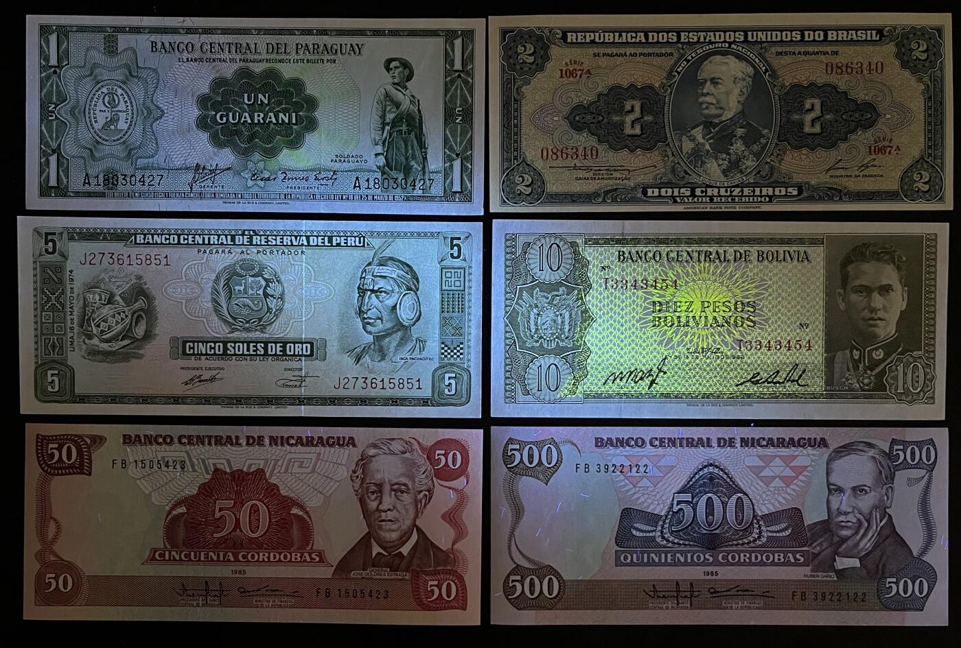 小福收藏拍卖第203期 裸钞场 本期有多张豹子号靓号 仅发行1000枚亚克力砖封蒙古20000图格里克帝国800周年纪念钞 瑞士200法郎 百慕大样钞洋葱冠全套 巴林首版大全套 卡塔尔四张套 越南 保加利亚 马其顿等多国精美纸币