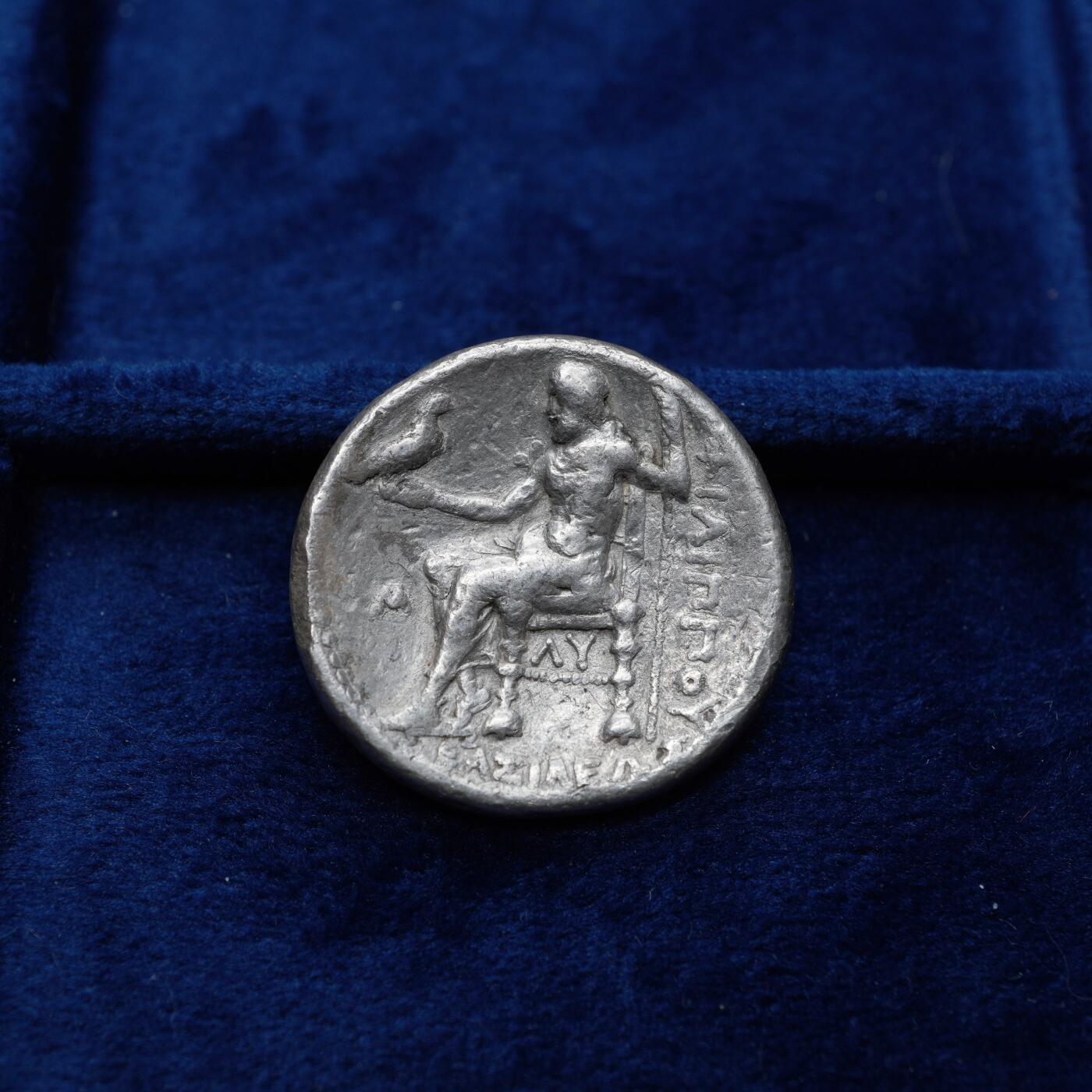 琋语集藏2026年04月欧洲古典打制币拍卖 古希腊马其顿王国大力神赫拉克勒斯4德银币