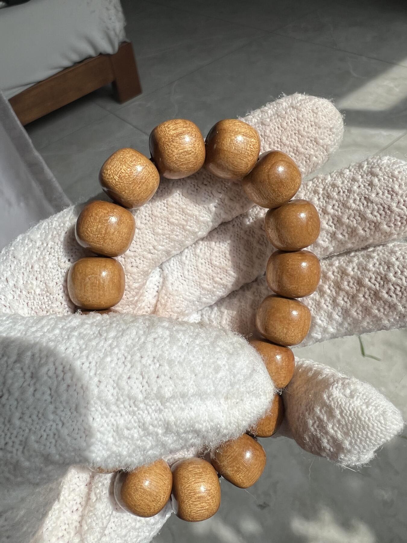 零元拍：金丝楠老型手串，12/13MM 金丝满满，满手留香