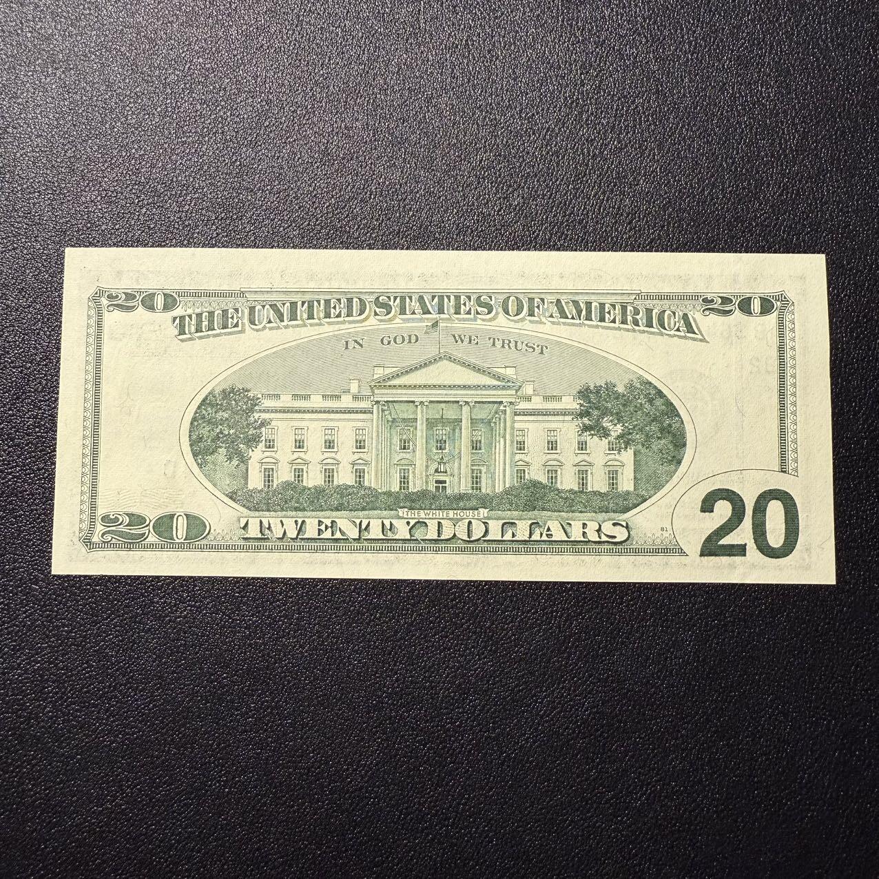 第16期 美国1996年 20元 全新unc