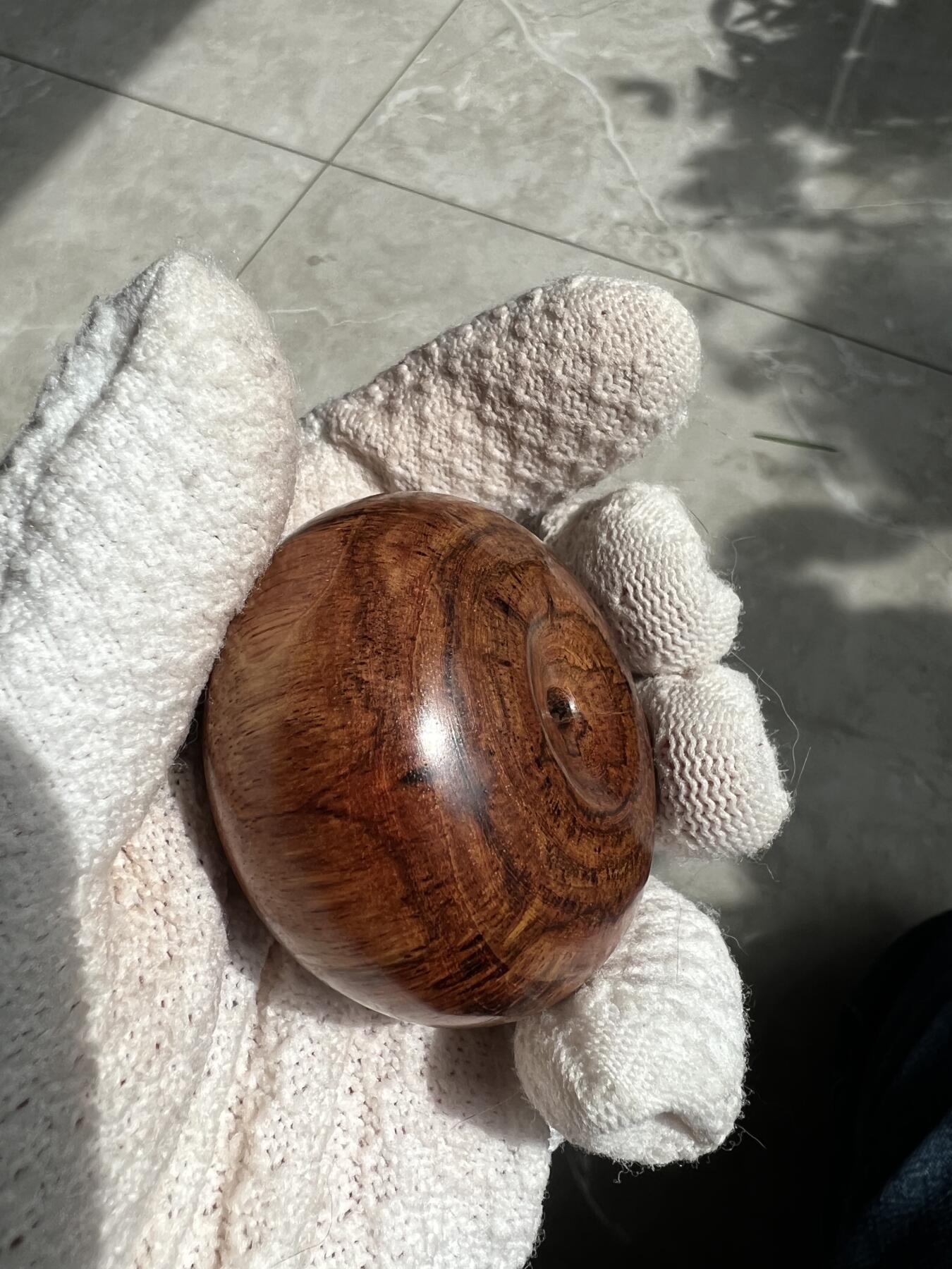 零元拍：海南黄花梨超大面包圈：53/33MM