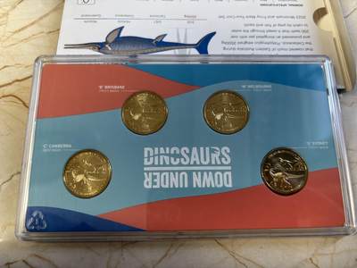 第194期拍卖 - 澳大利亚2022年恐龙标本系列可怕的蜥蜴纪念套币