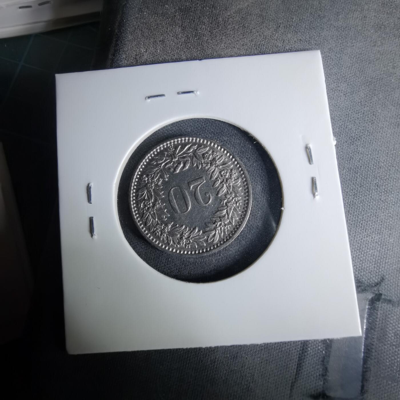 沼泽如烟--第1037场 瑞士1938年20生丁