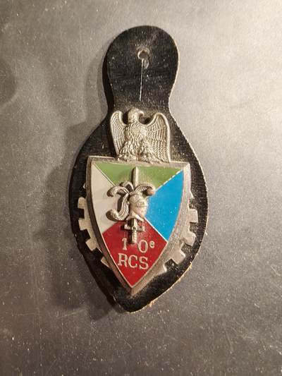 老王徽章第190期 - 法国陆军第10指挥与支援团证章