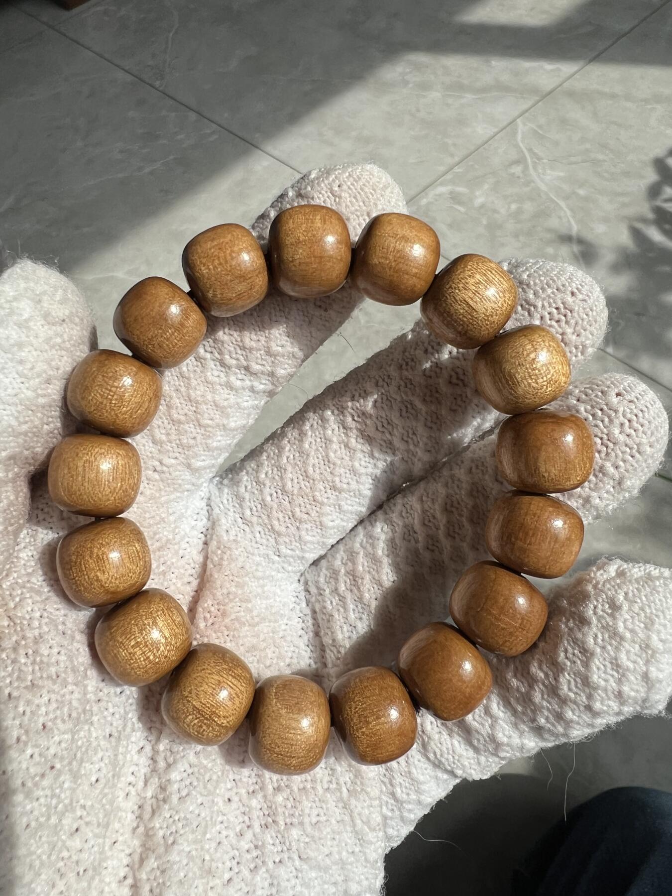 零元拍：金丝楠老型手串，12/13MM 金丝满满，满手留香