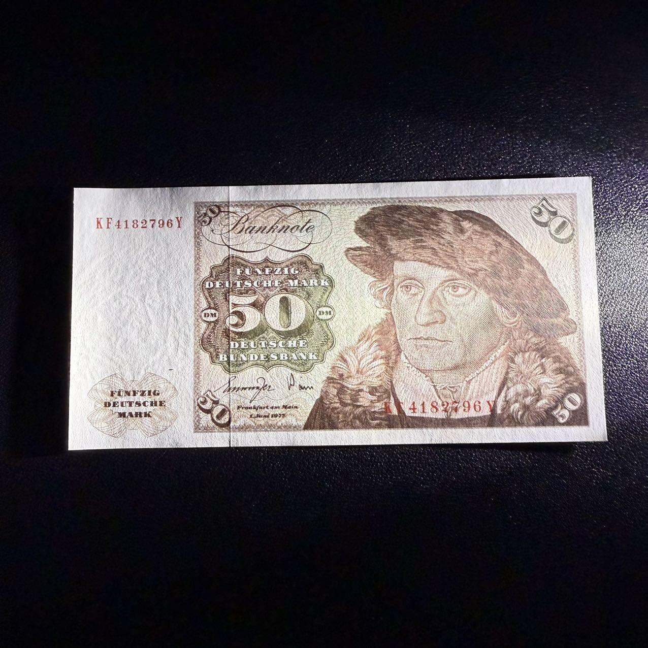 第16期 德国 1977年 50马克 全新unc-