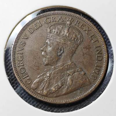 KK钱币收藏小铺  第410期 2月预留时间 周末发货 -  1917加拿大1分铜币