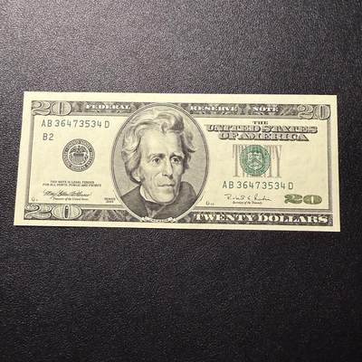 第16期 - 美国1996年 20元 全新unc