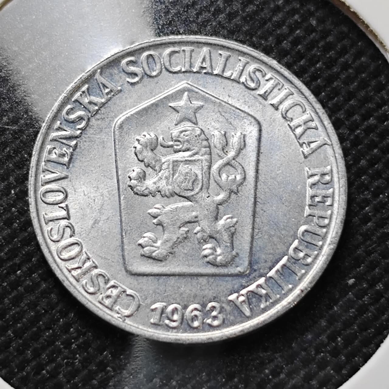 KK钱币收藏小铺  第410期 2月预留时间 周末发货  捷克斯洛伐克3赫勒 好品