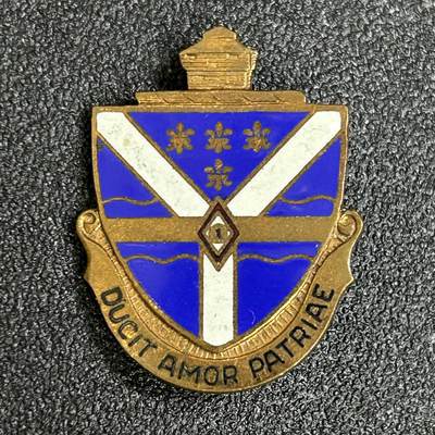 西秦中古拍卖第八十二期  - 二战美国 美军步兵团证章