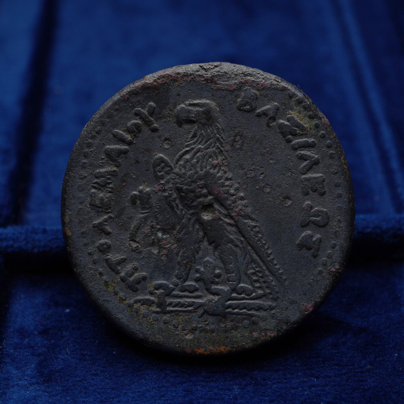 琋语集藏2026年04月欧洲古典打制币拍卖 古希腊托勒密王国-托勒密三世 宙斯大铜币