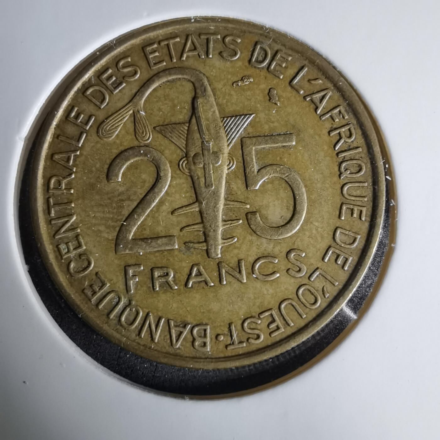 沼泽如烟--第1037场 西非1971年25法郎