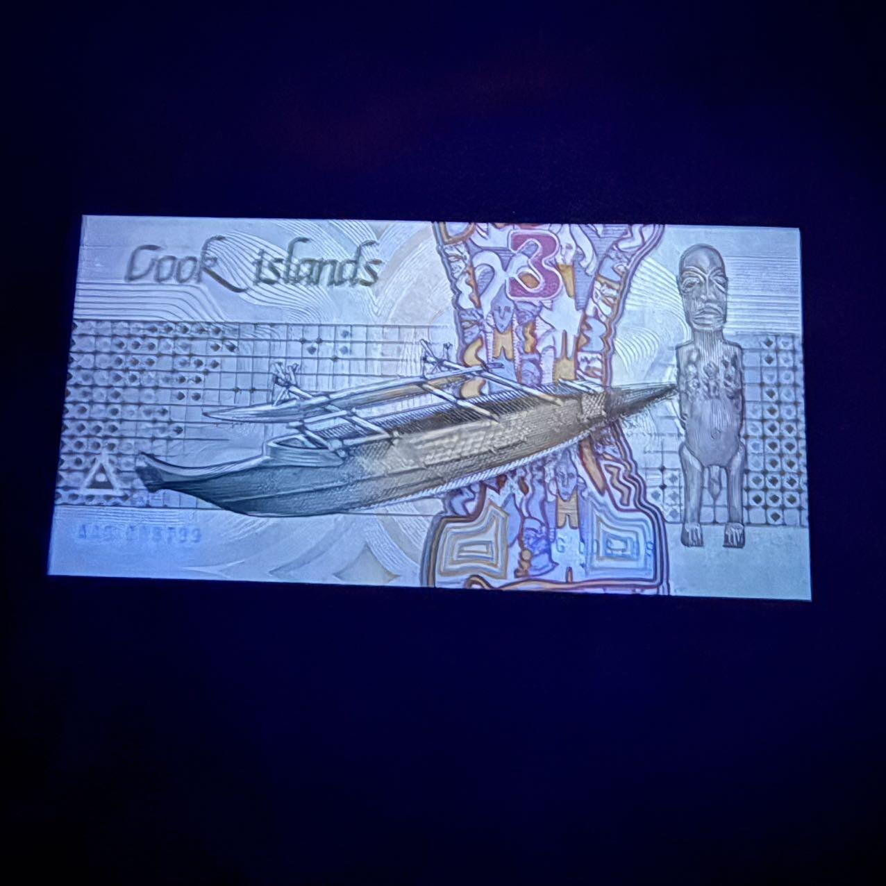 第16期 库克群岛 1987年 3元 全新unc