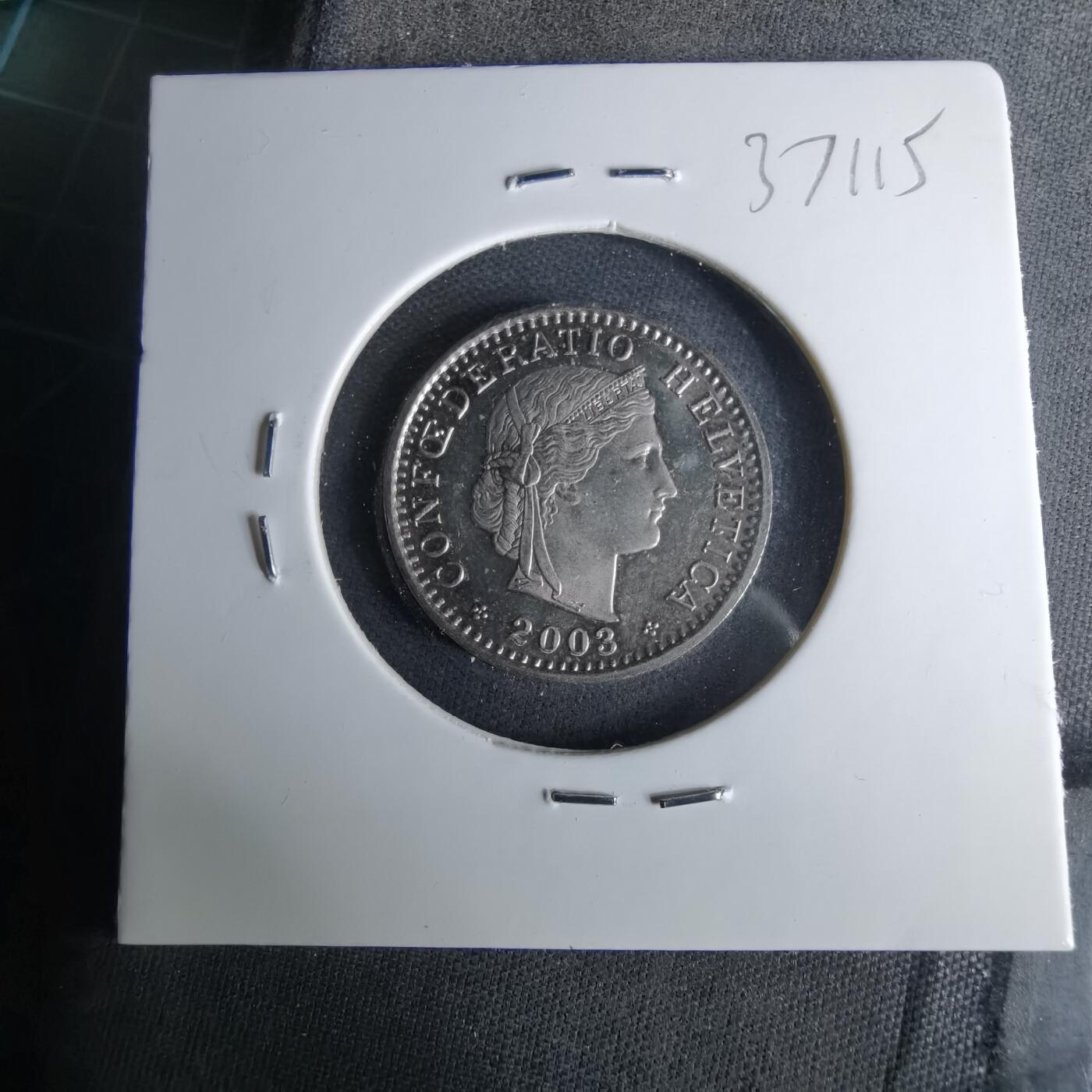 沼泽如烟--第1037场 瑞士2003年20生丁