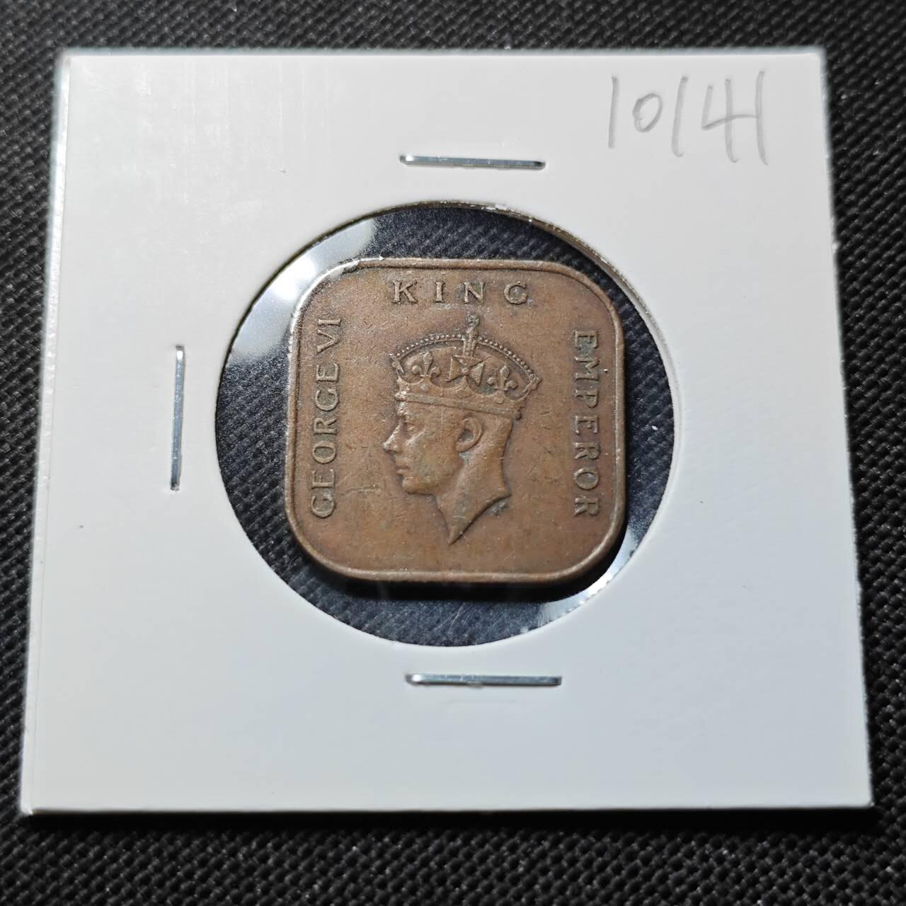 KK钱币收藏小铺  第410期 2月预留时间 周末发货  马来亚1分铜币