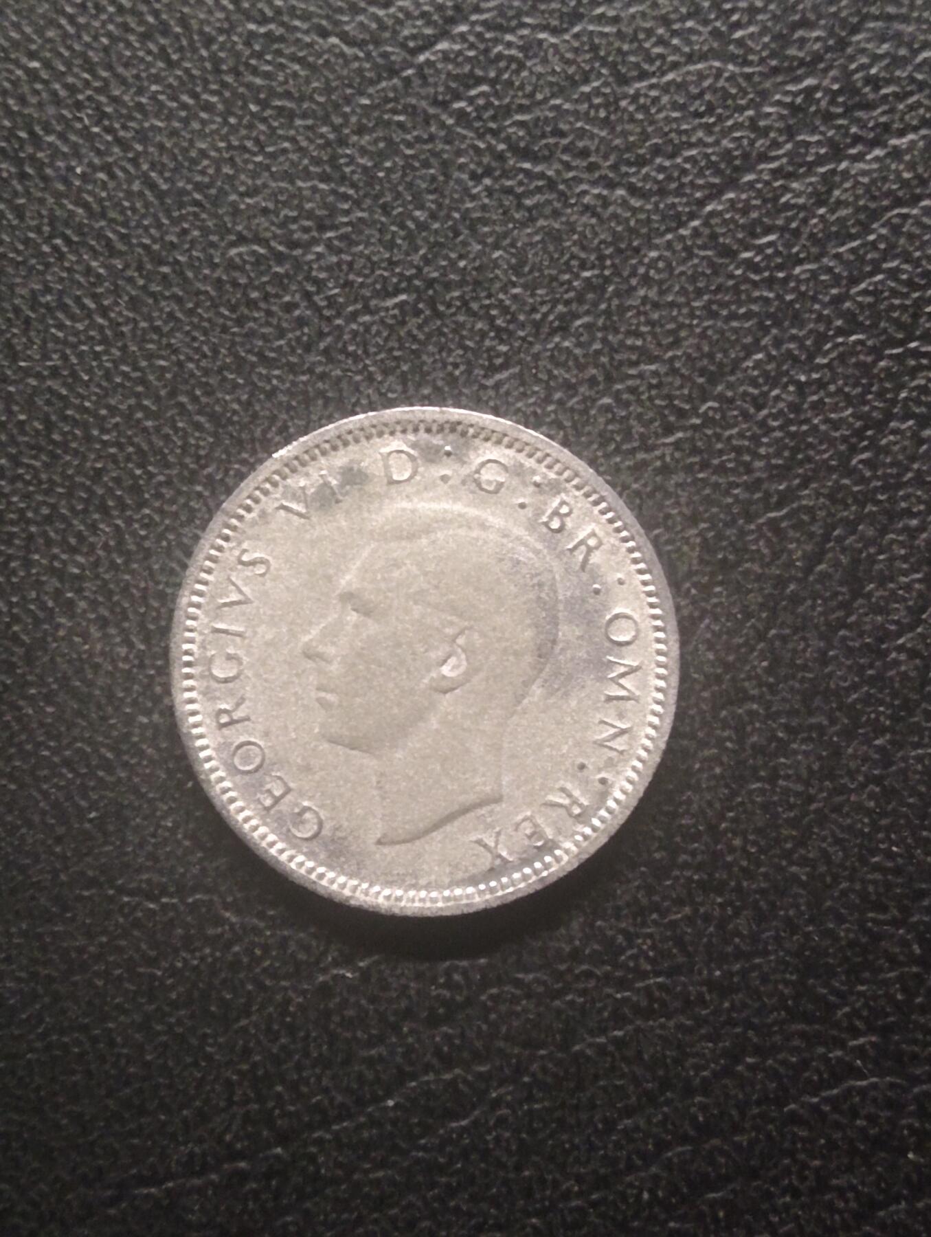 荟藏特别场次第十三期——“社长的硬币堆 精品场次” 英国1949年6便士 乔治六世