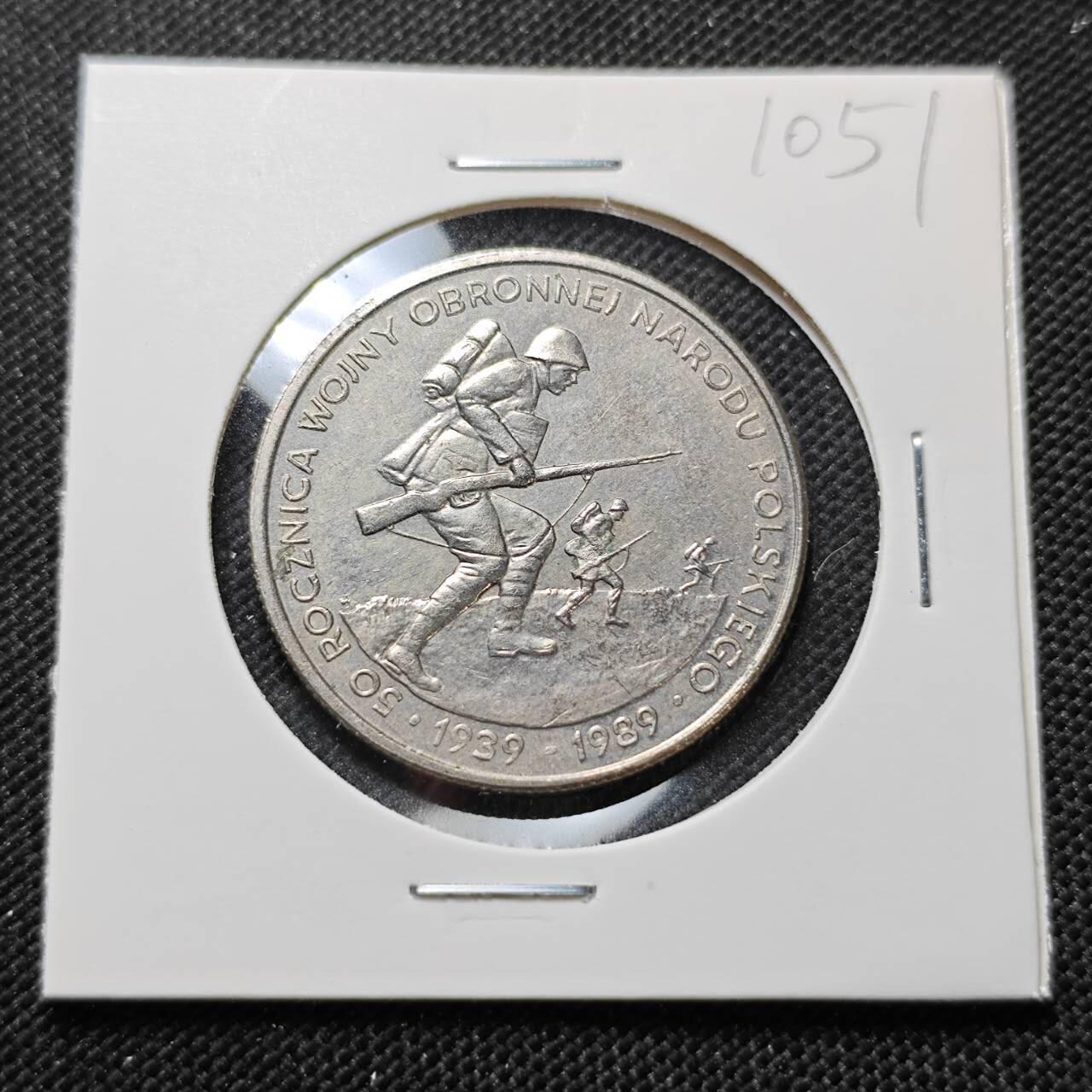 KK钱币收藏小铺  第410期 2月预留时间 周末发货  1989波兰500兹罗提纪念币