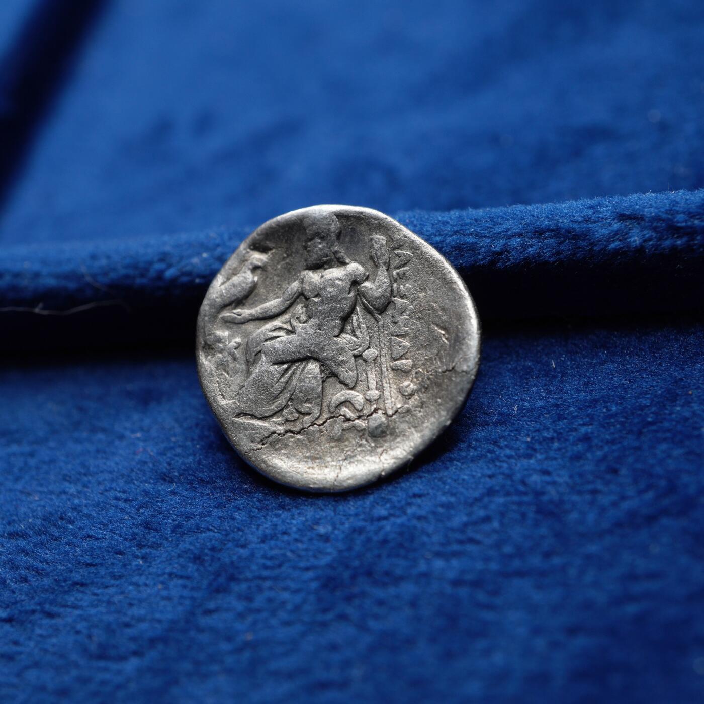 琋语集藏2026年04月欧洲古典打制币拍卖 古希腊马其顿王国-大力神赫拉克勒斯1德银币