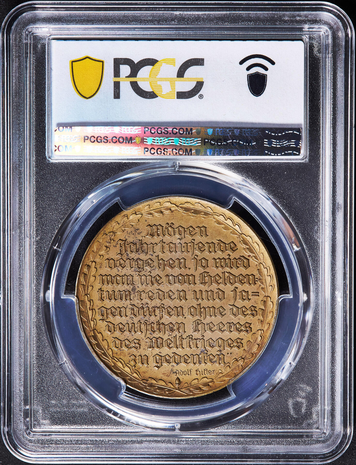 【俄甄集藏】2026年(050)04-01星期三 晚 19:30 全场包邮 德国第三帝国1934年纪念一战爆发20周年铜章，PCGS MS63，少见品种里的少见版本，一般都是1935年的