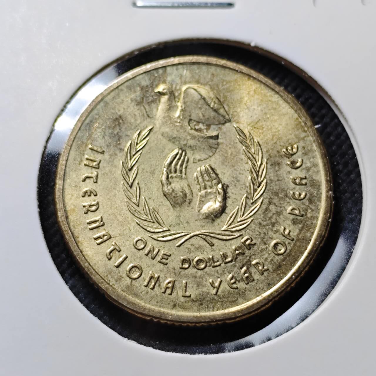 KK钱币收藏小铺  第410期 2月预留时间 周末发货  澳大利亚1元纪念币 好品