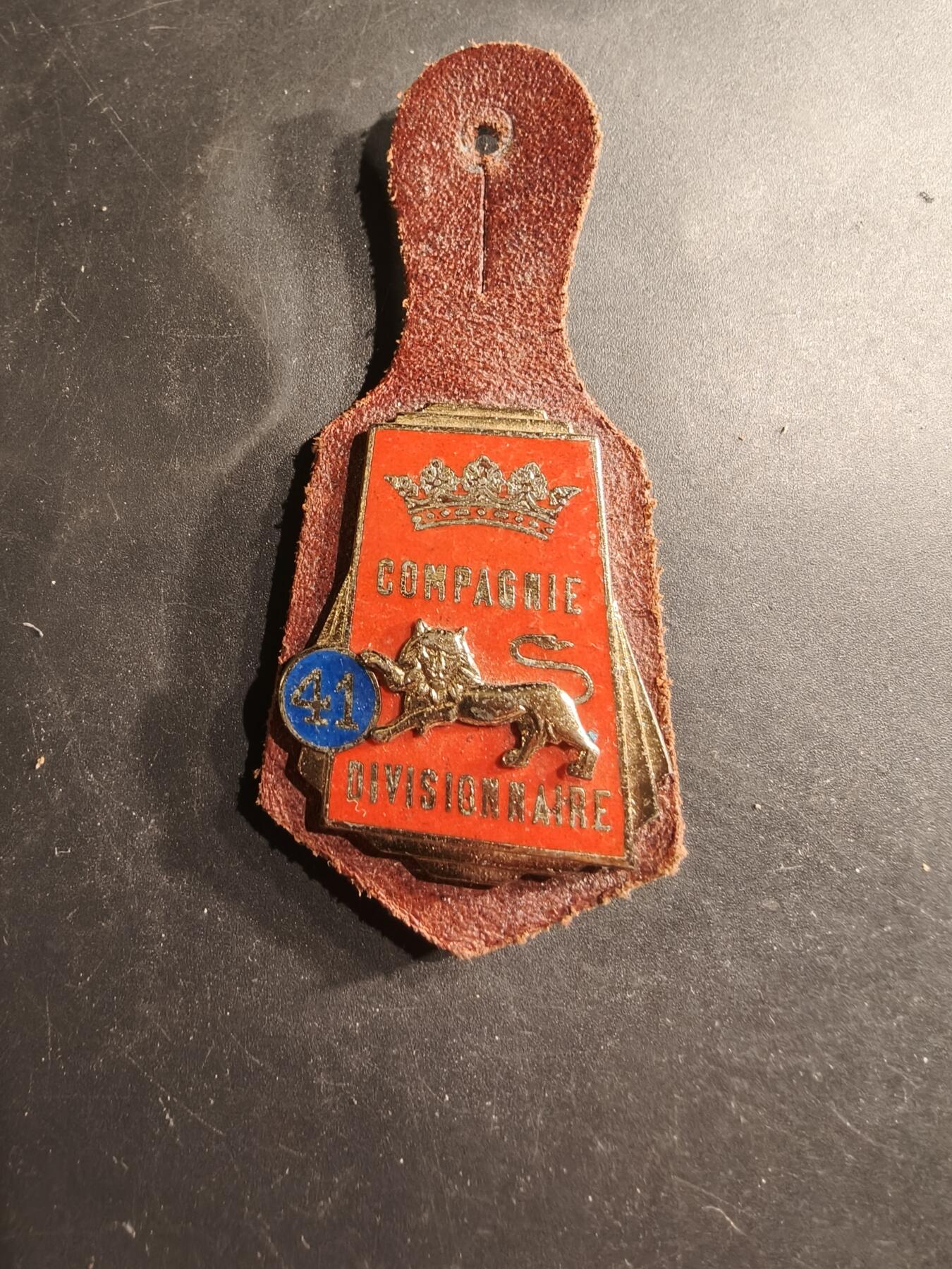 老王徽章第190期 法国陆军第41师级连队证章