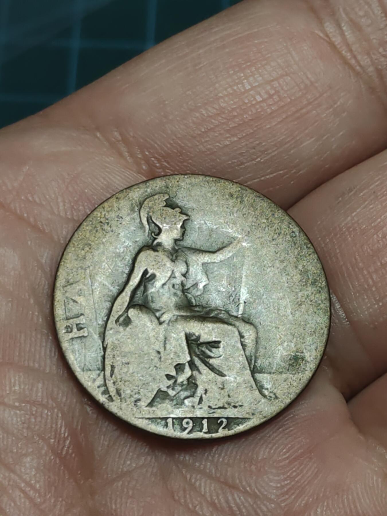 2026年第三十八场(总第二百零七场）外国好品散币场(免佣金) 英国🇬🇧1912年半便士(乔治五世第一版)