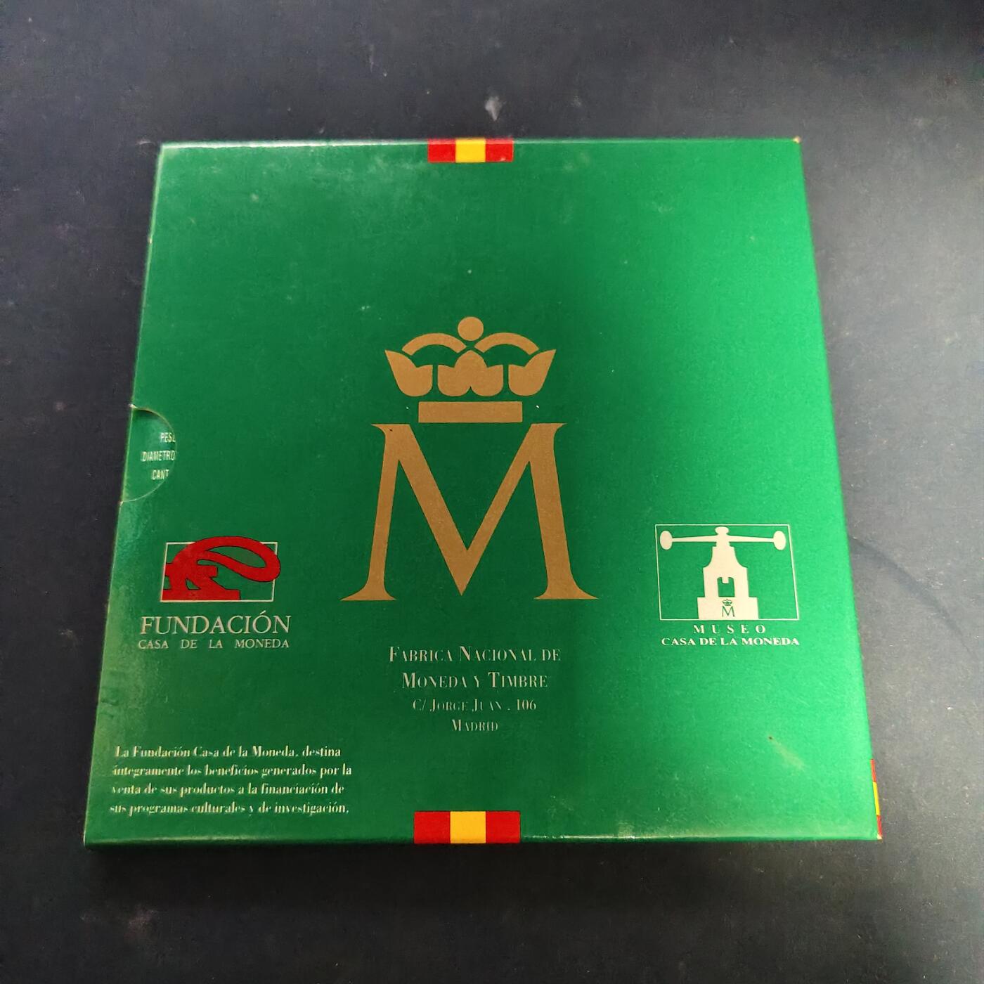 【全场包邮】纯粹捡漏拍517场 西班牙1993年官方封装套币（含6枚纪念币）-MS19