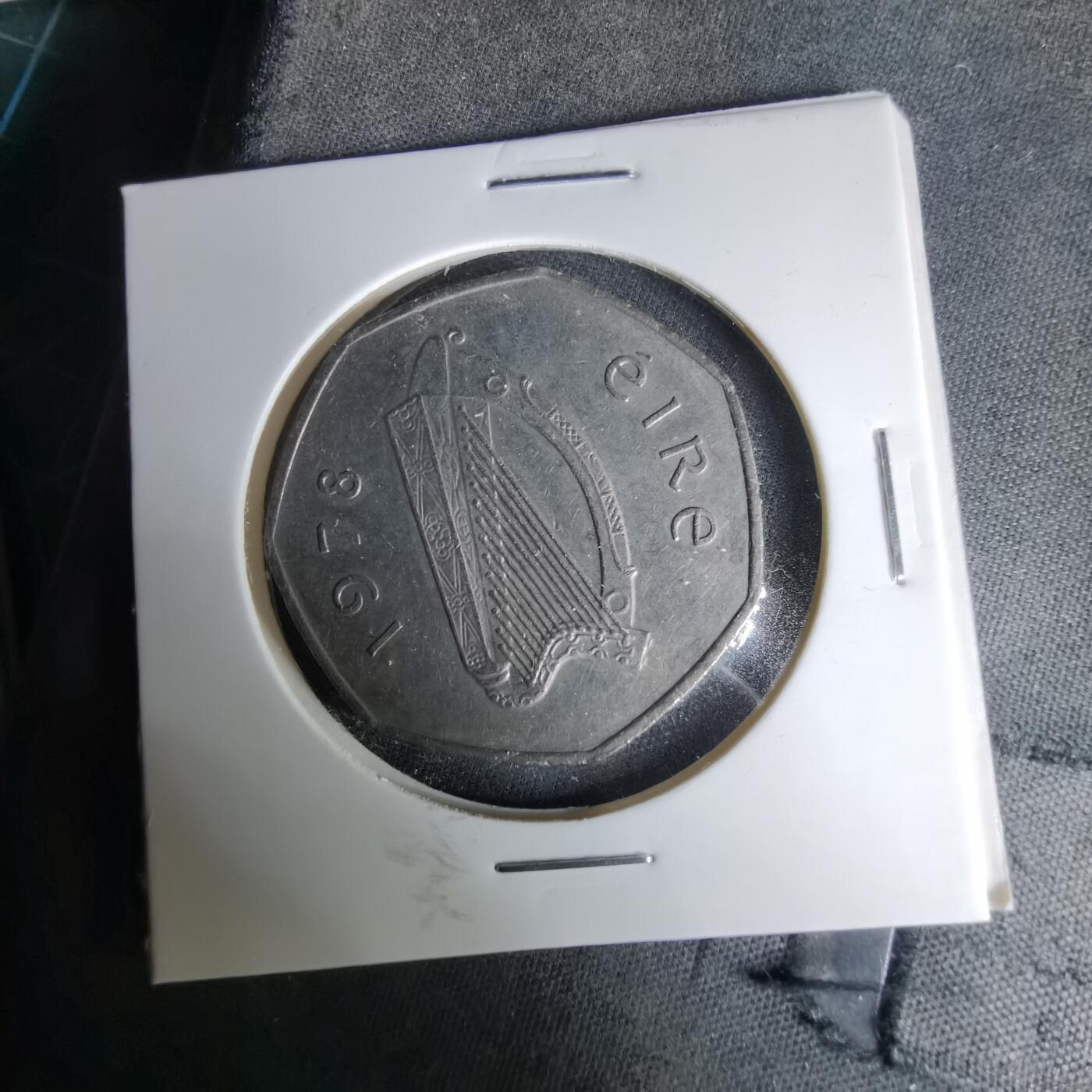 沼泽如烟--第1037场 爱尔兰1978年50便士