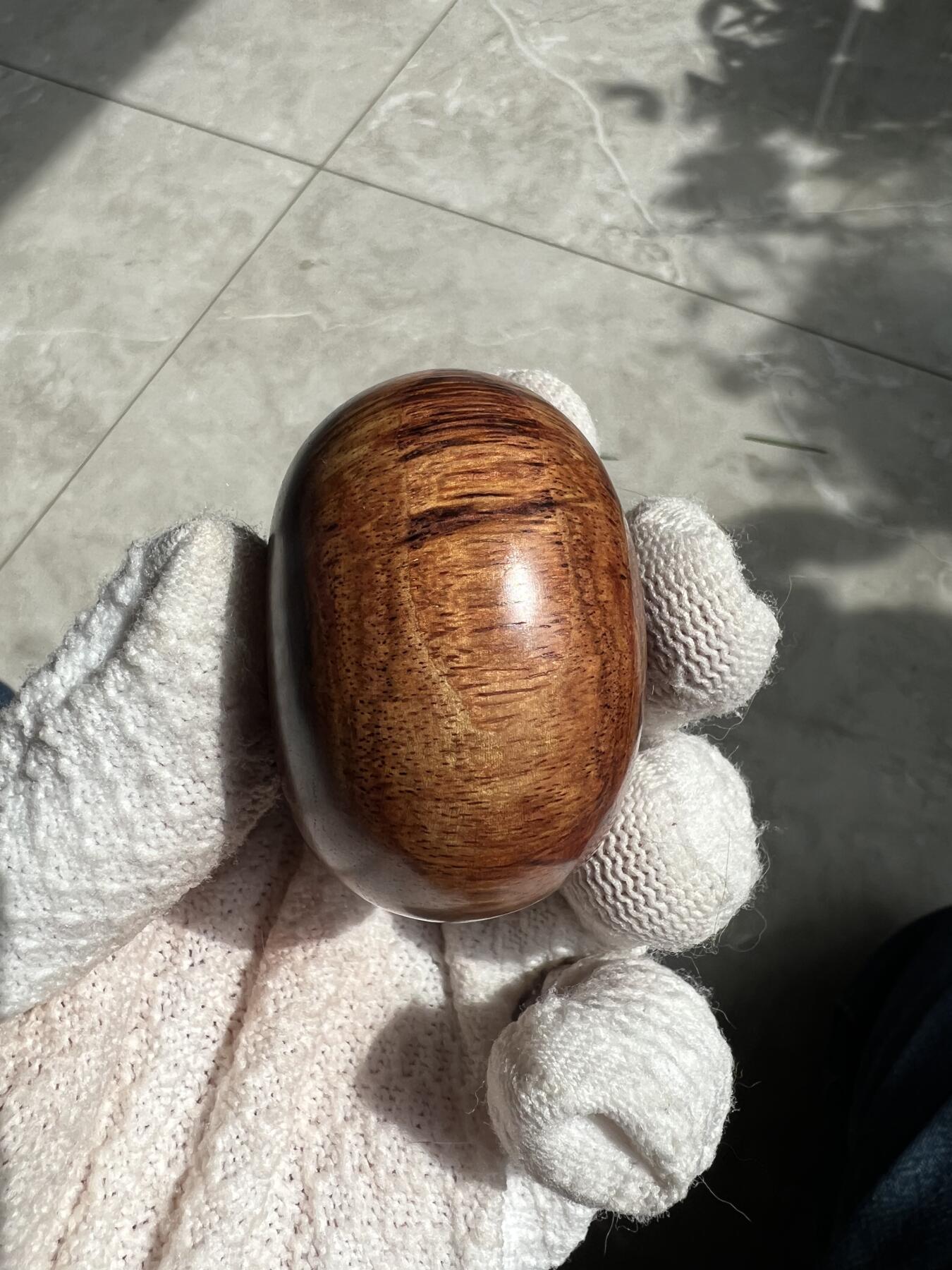 零元拍：海南黄花梨超大面包圈：53/33MM