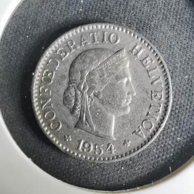 沼泽如烟--第1037场 - 瑞士1954年5生丁