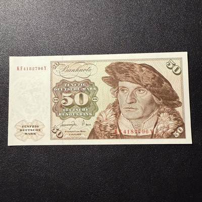 第16期 - 德国 1977年 50马克 全新unc-