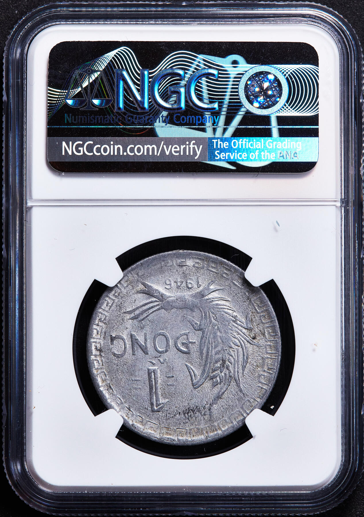 【俄甄集藏】2026年(050)04-01星期三 晚 19:30 全场包邮 越南1946年胡志明1盾铝币，NGC AUD，热门品种