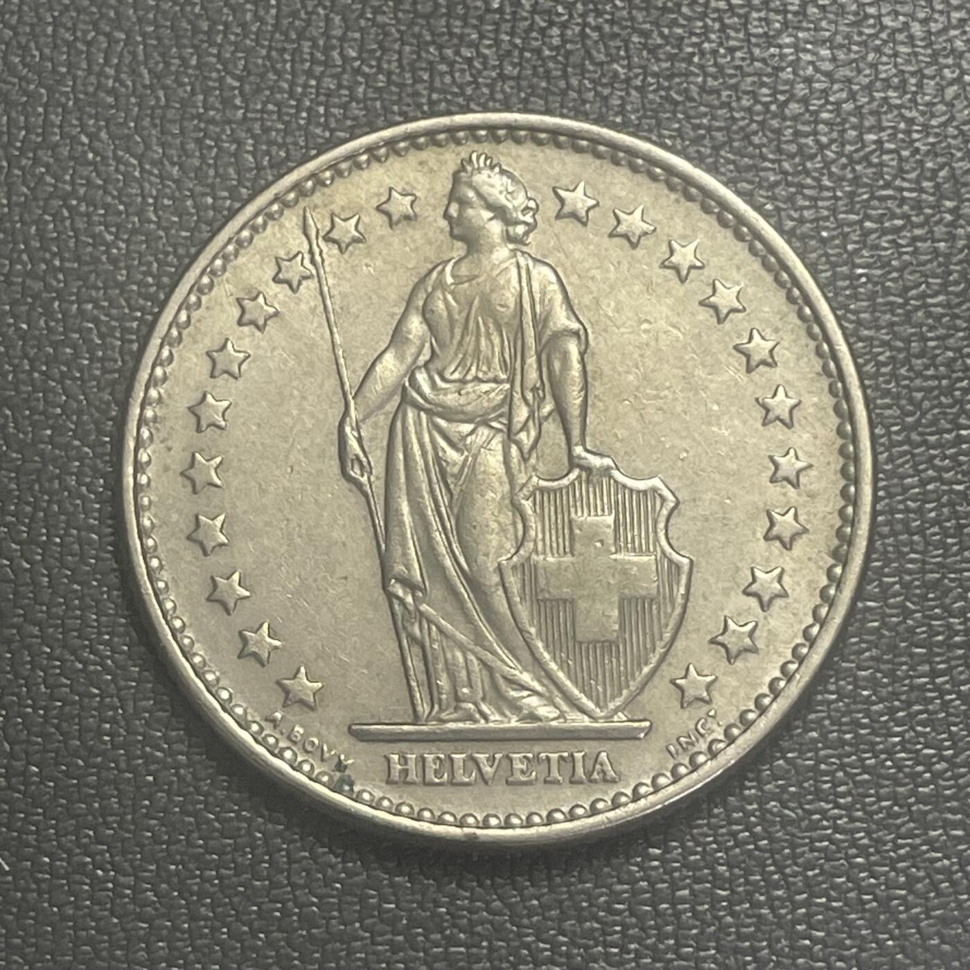 回流0328 瑞士1968年2法郎