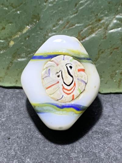 西亚古法手做恶魔之眼，人面琉璃珠一颗 - 西亚古法手做恶魔之眼，人面琉璃珠一颗